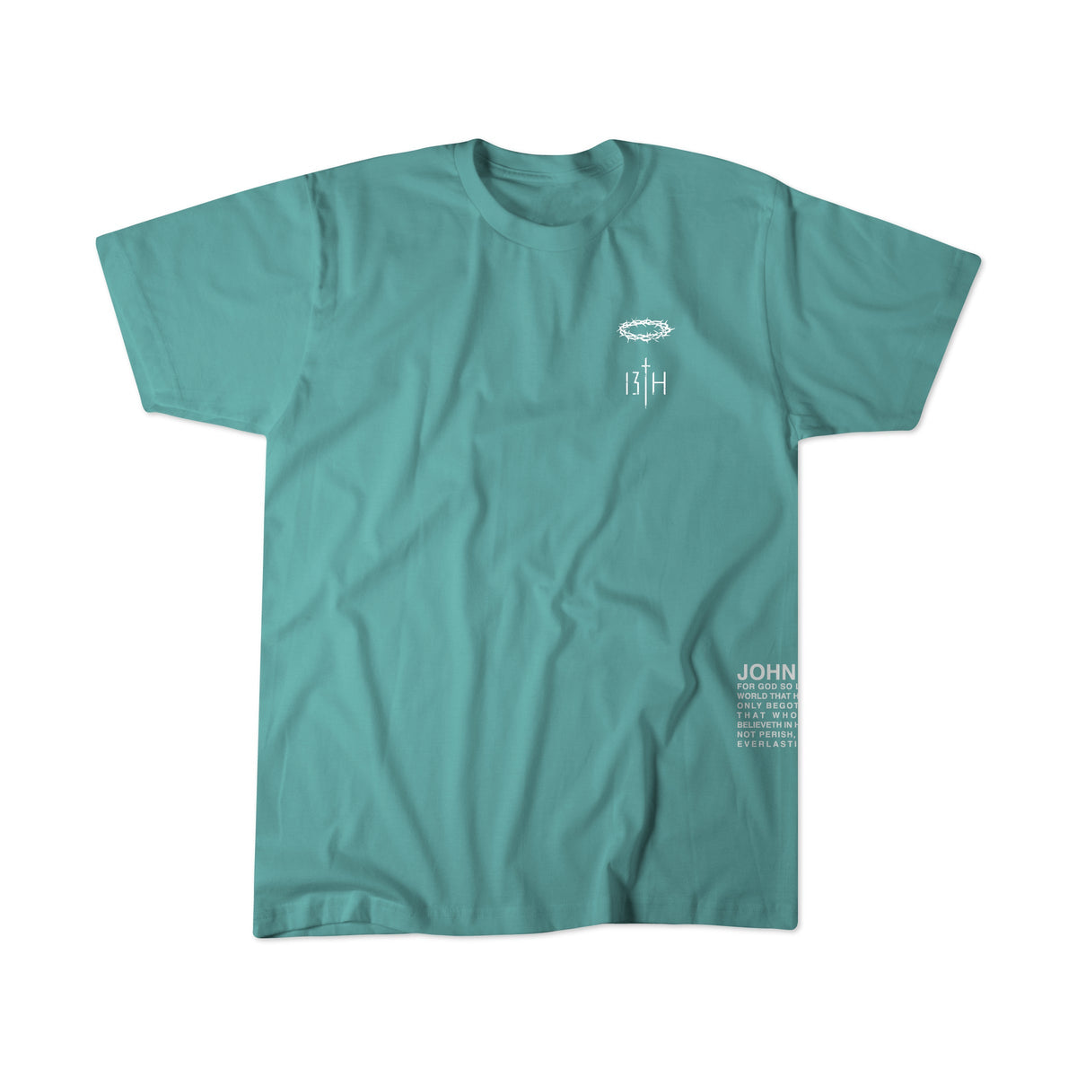 Jesus Saves Premium Tee - Seafoam