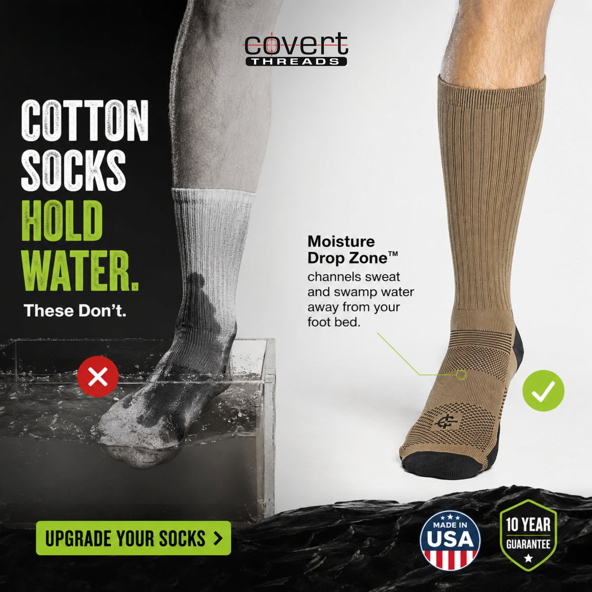 Covert Threads JUNGLE Sock