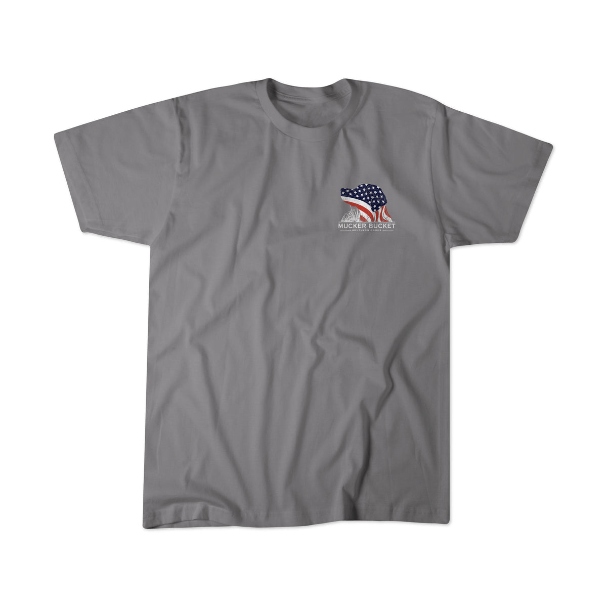 Mucker Bucket Lab Flag Premium Tee | Labrador Hunting T-Shirt