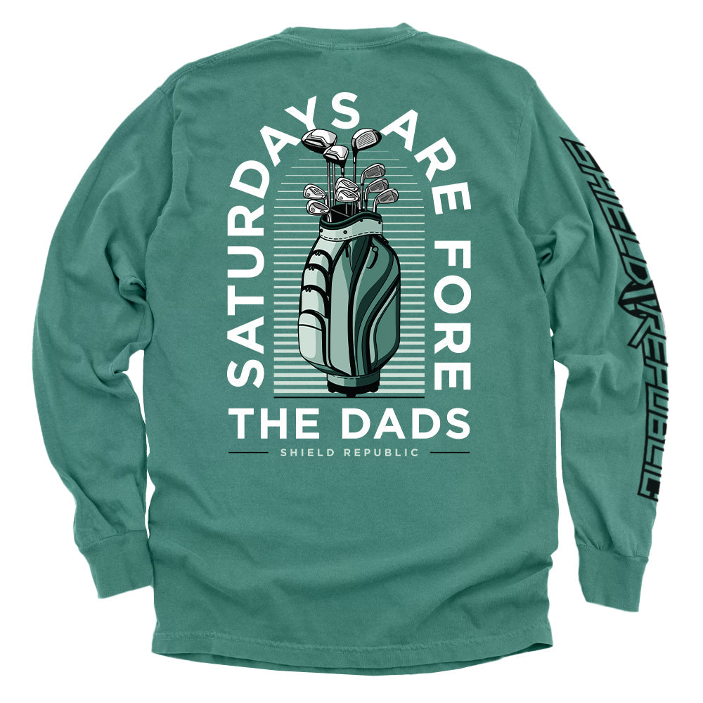 Shield Republic Saturdays Are For The Dads Golf Green