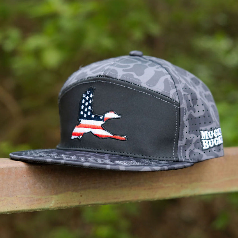 Mucker Bucket 'Merica Duck Blackout Duck Camo Bucket Hat