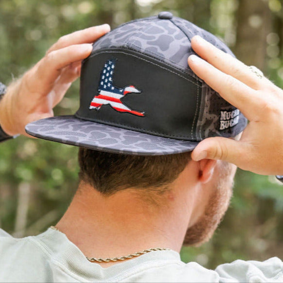 Mucker Bucket 'Merica Duck Blackout Duck Camo Bucket Hat