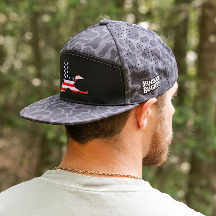 Mucker Bucket 'Merica Duck Blackout Duck Camo Bucket Hat
