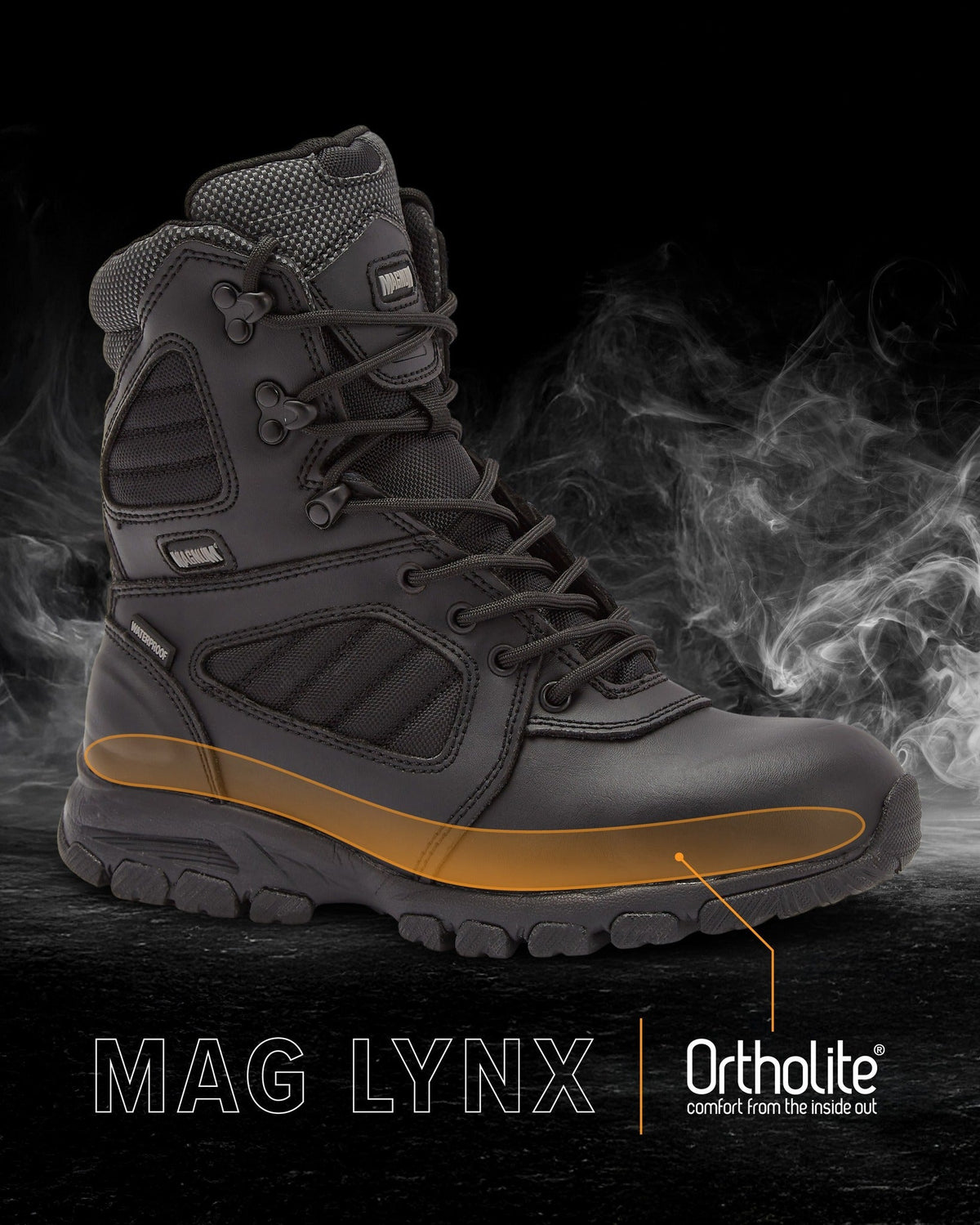 Magnum Boots MAG LYNX 8" Police & Law Enforcement Tactical Boot SZ WP