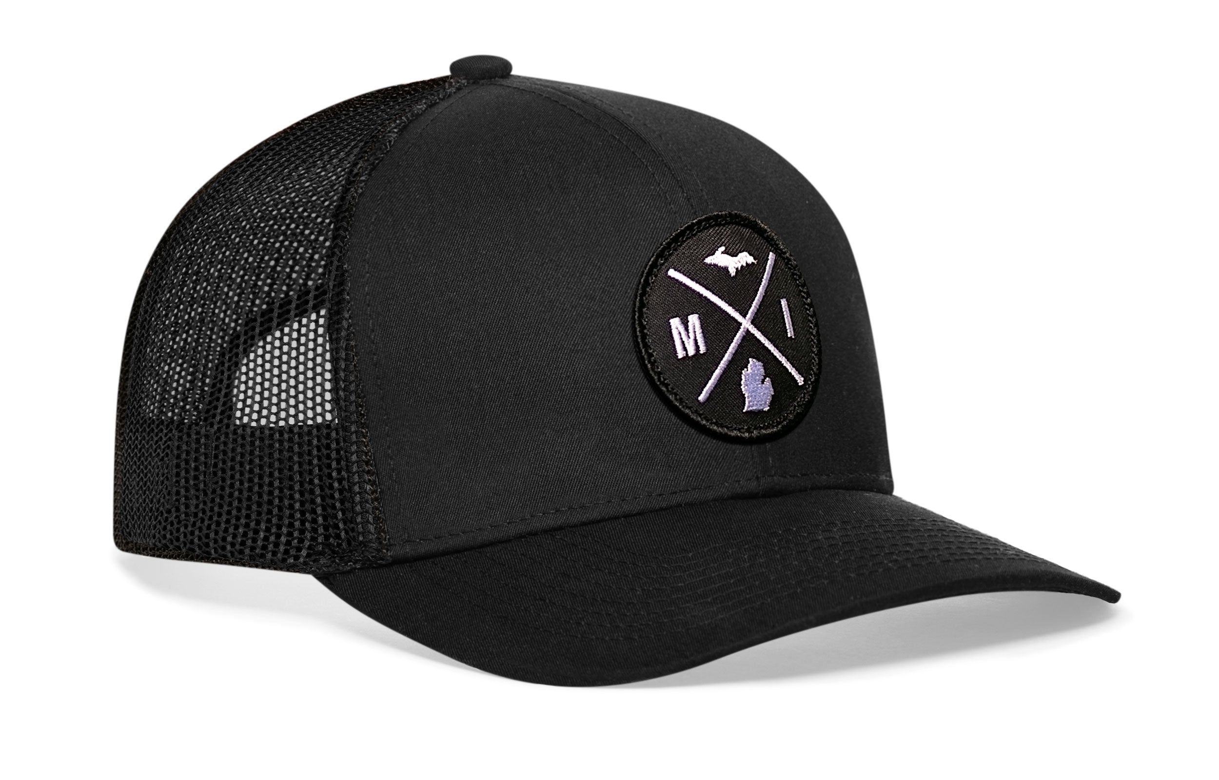 Michigan Trucker Hat  |  MI X Snapback