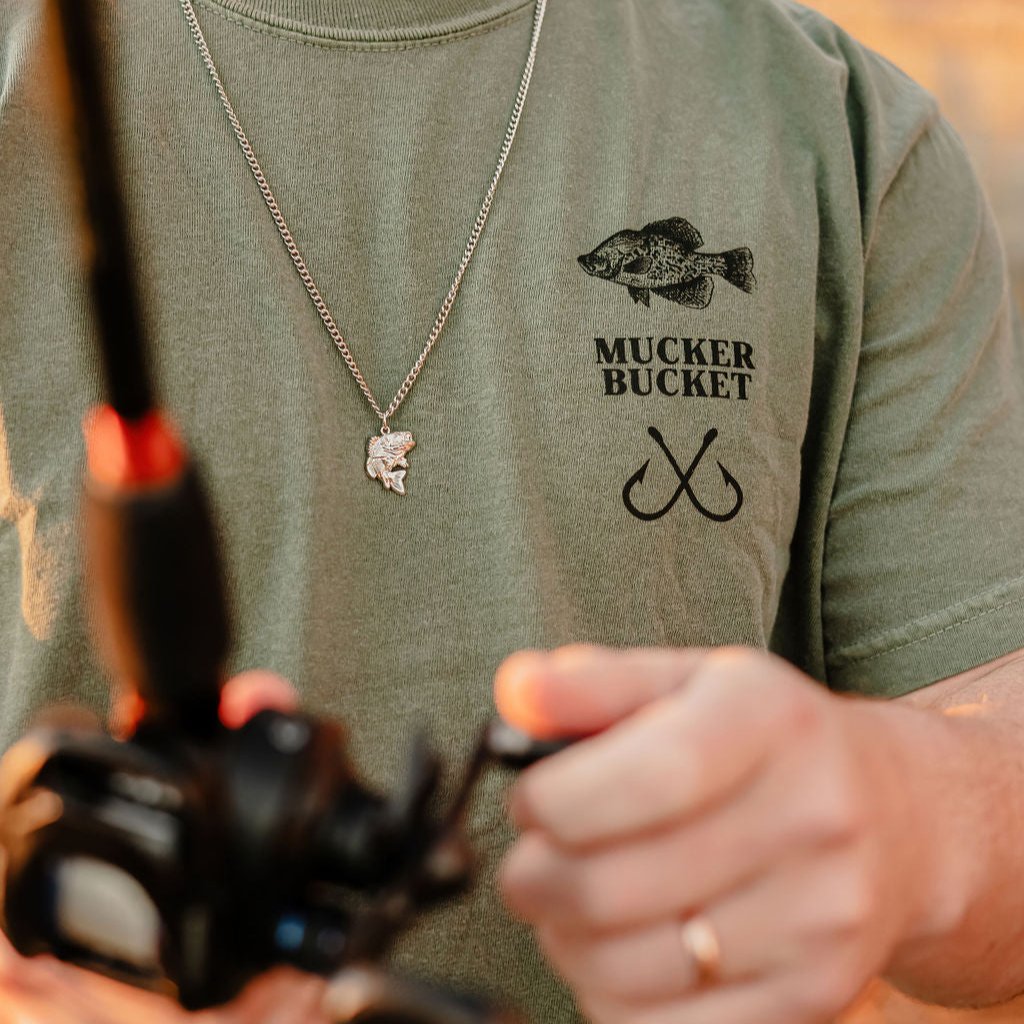 Mucker Bucket Crappie Premium Tee | Freshwater Fishing T-Shirt