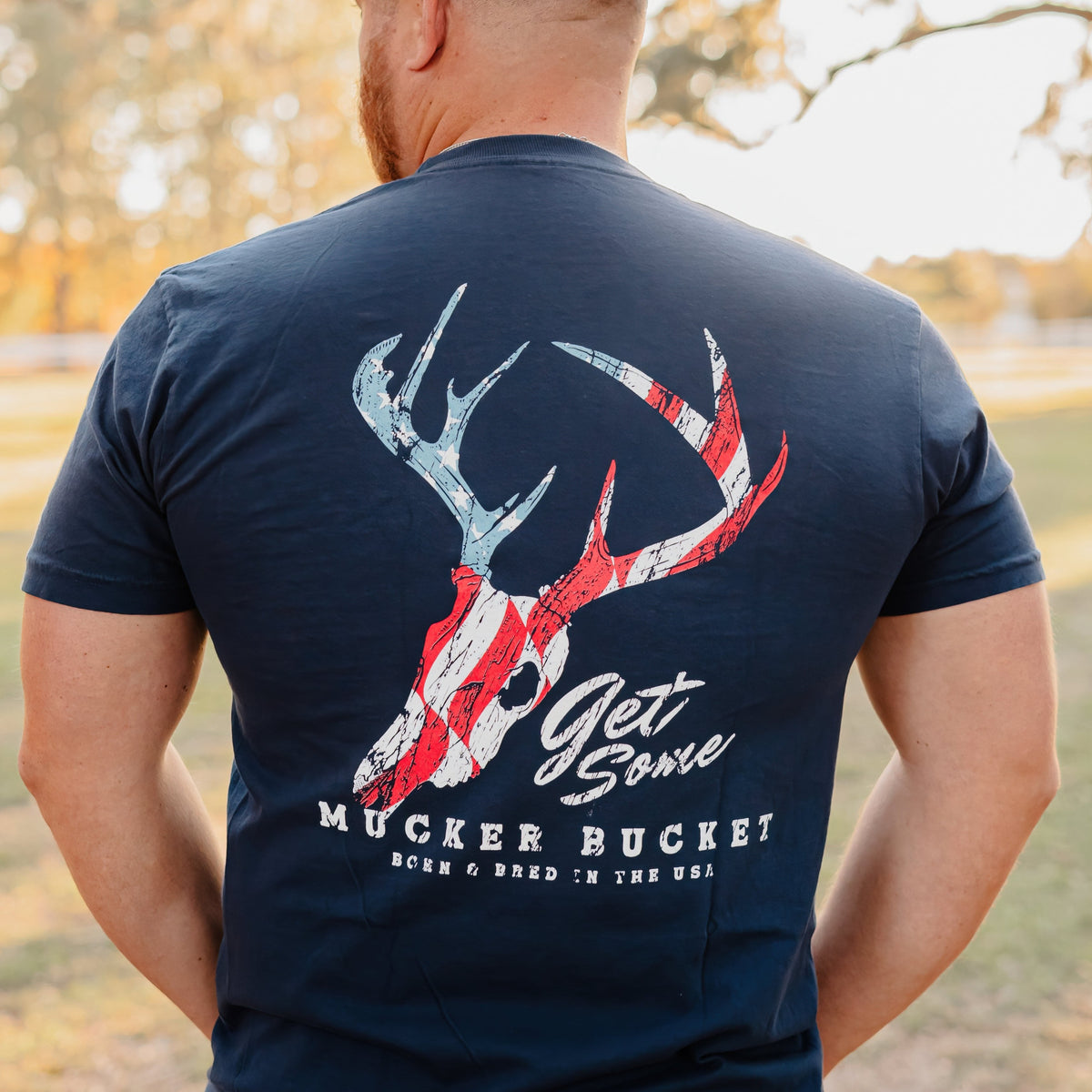 Mucker Bucket Get Some Premium Tee | Hunting & Outdoor Graphic T-Shirt