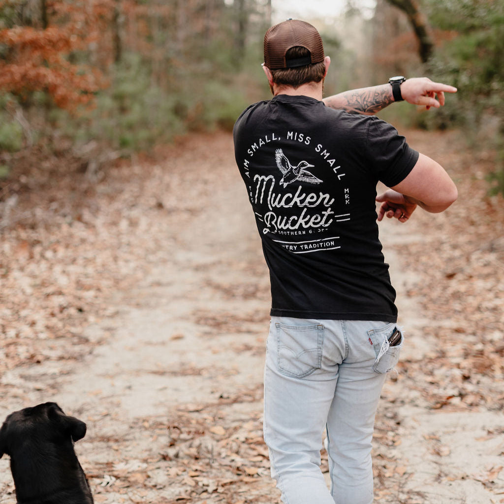 "Aim Small Miss Small" Premium Tee