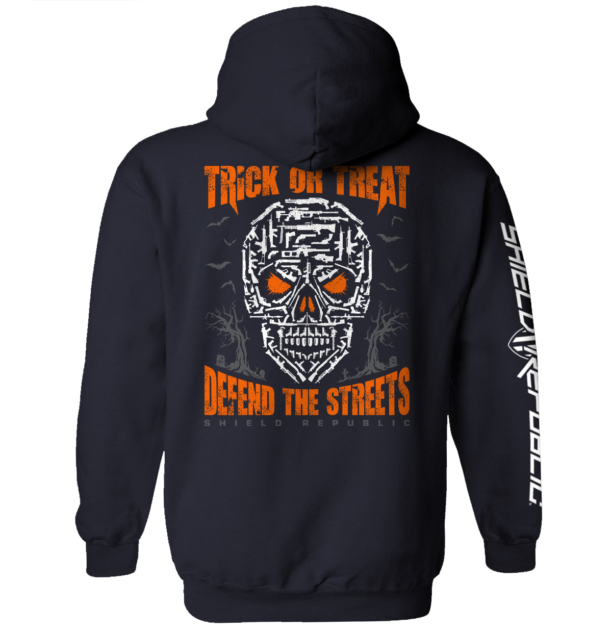 Shield Republic Trick or Treat Defend the Streets | Halloween Law Enforcement Apparel