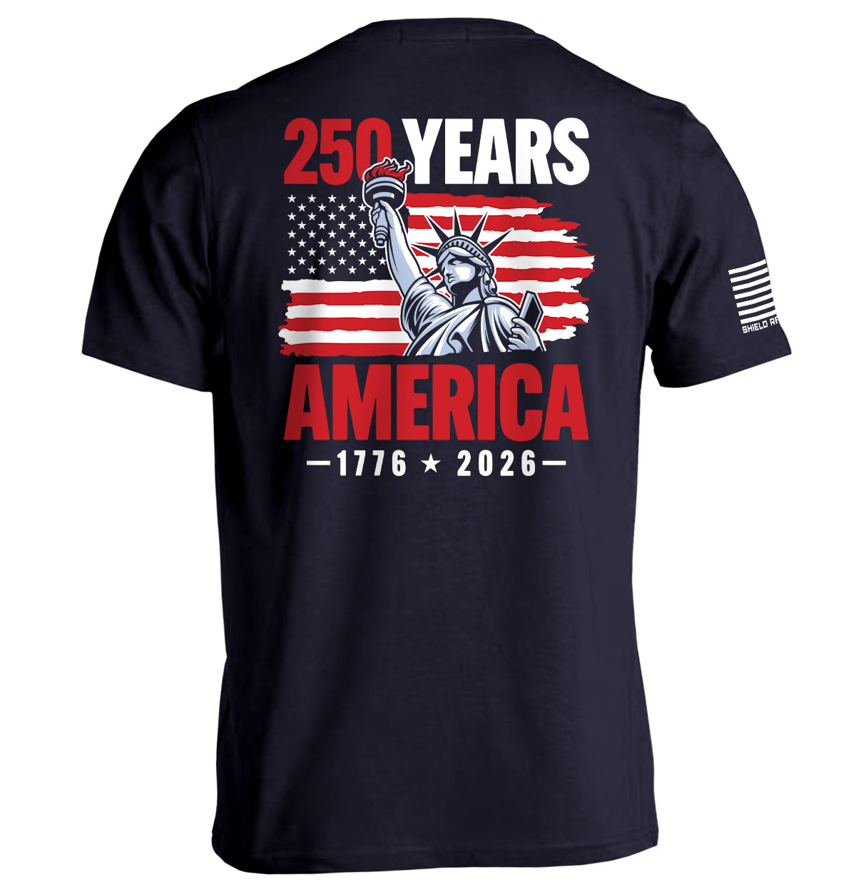 Shield Republic 250 Years Statue of Liberty