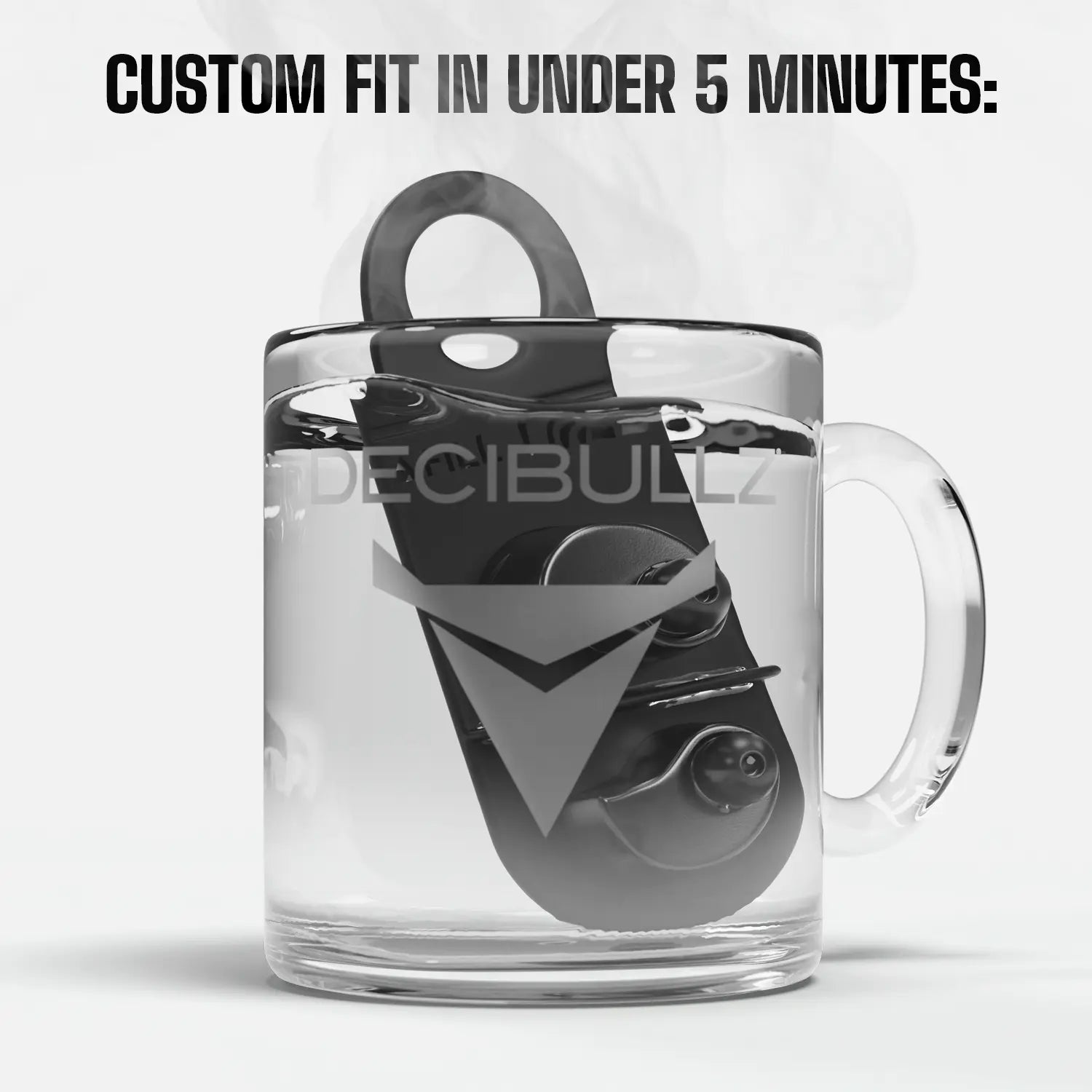 Decibullz Custom Molded Percussive Shooting Filter Earplugs