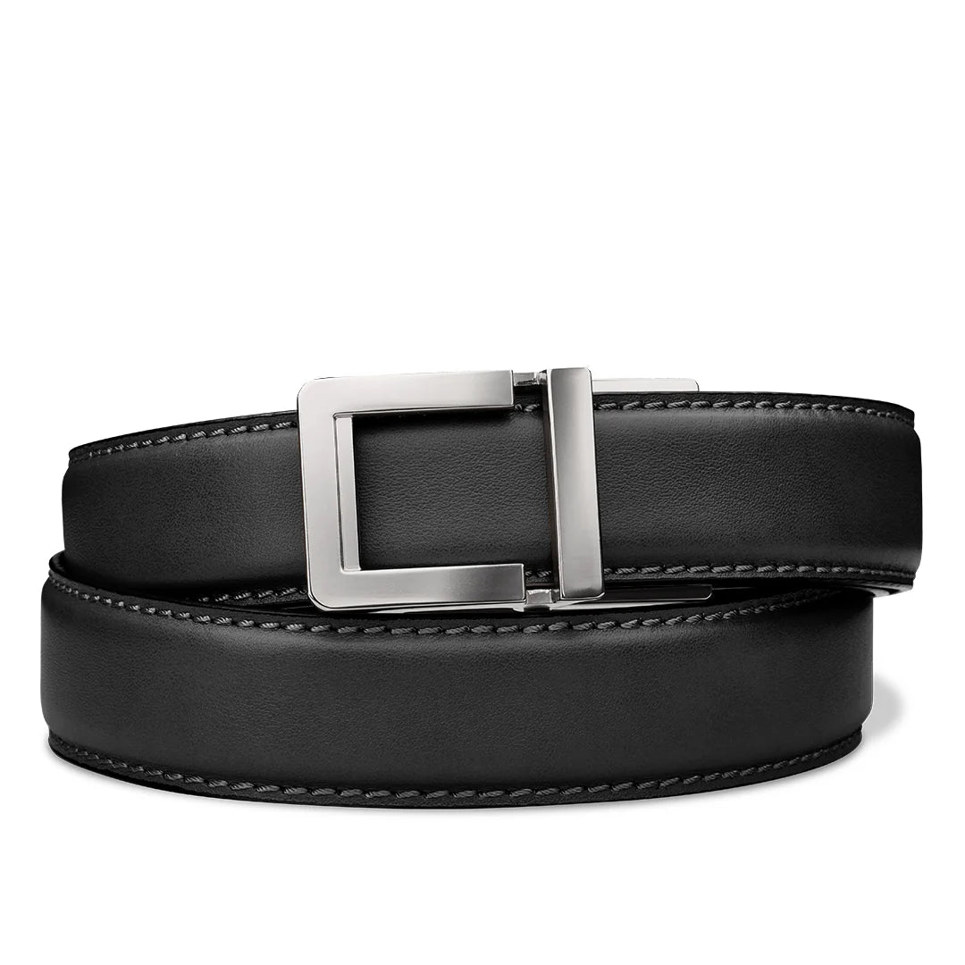 Kore Essentials Black Leather Quarter Gun Belt 1.25" Q2 Buckle
