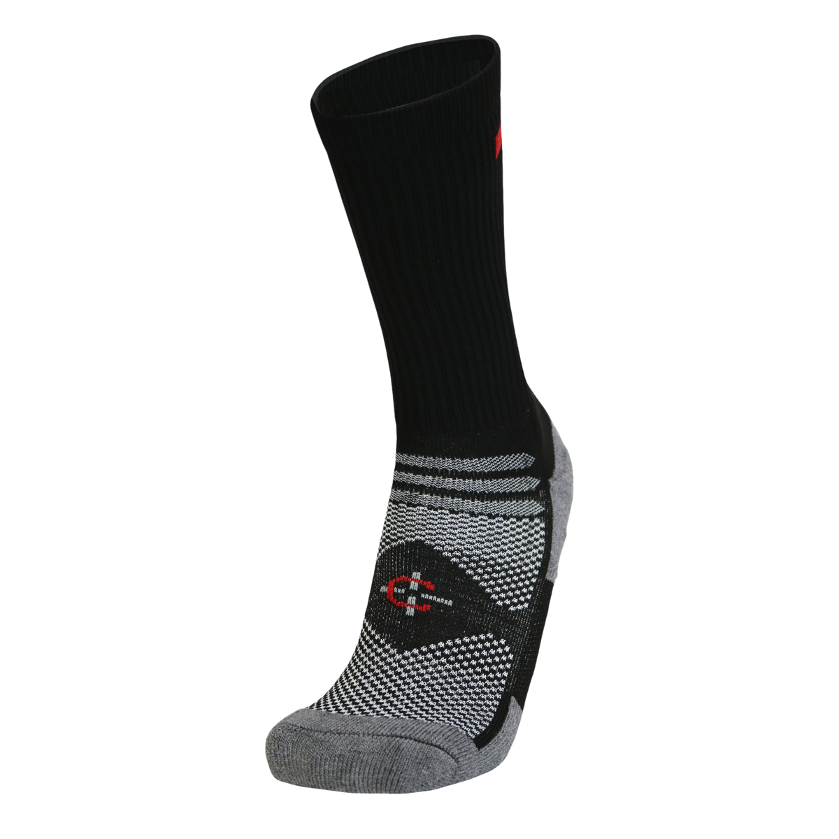 Covert Threads Red Line Crew Sock