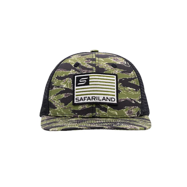 Safariland Flag Meshback Hat – Tiger Stripe Camo