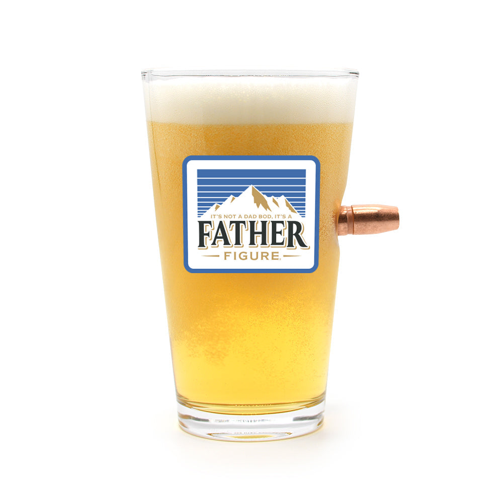Shield Republic Father Figure - 50 Cal Pint Glass