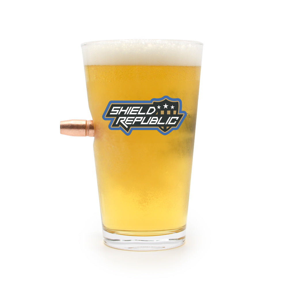 Shield Republic Father Figure - 50 Cal Pint Glass