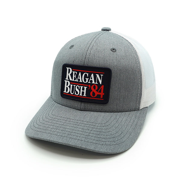 Shield Republic Reagan Bush Woven Patch Hat