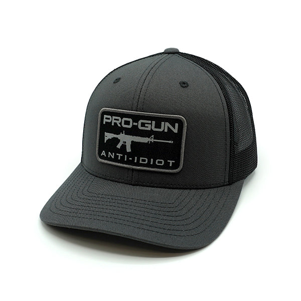 Shield Republic Pro Gun Anti Idiot Woven Patch Hat
