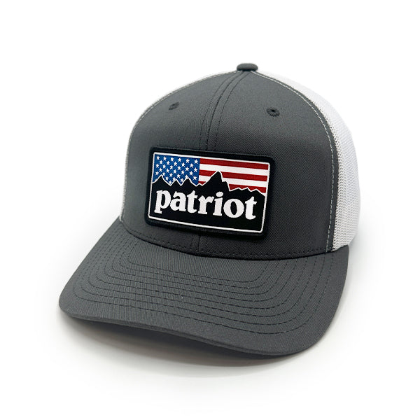 Shield Republic Patriot Mountains Woven Patch Hat