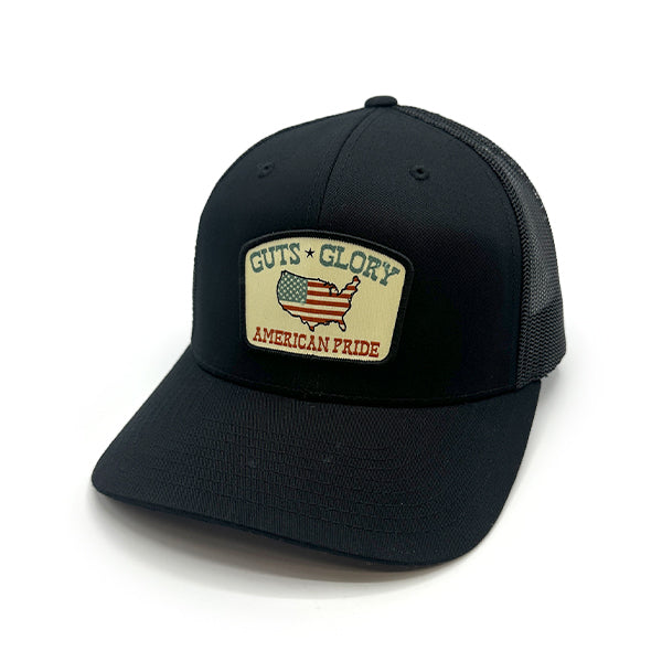 Shield Republic Guts Glory American Pride Woven Patch Hat