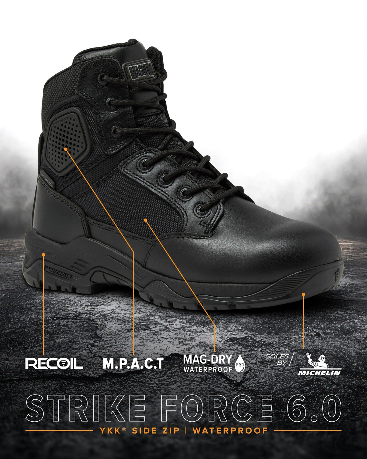 Magnum Boots STRIKE FORCE 6" Boot SZ WP