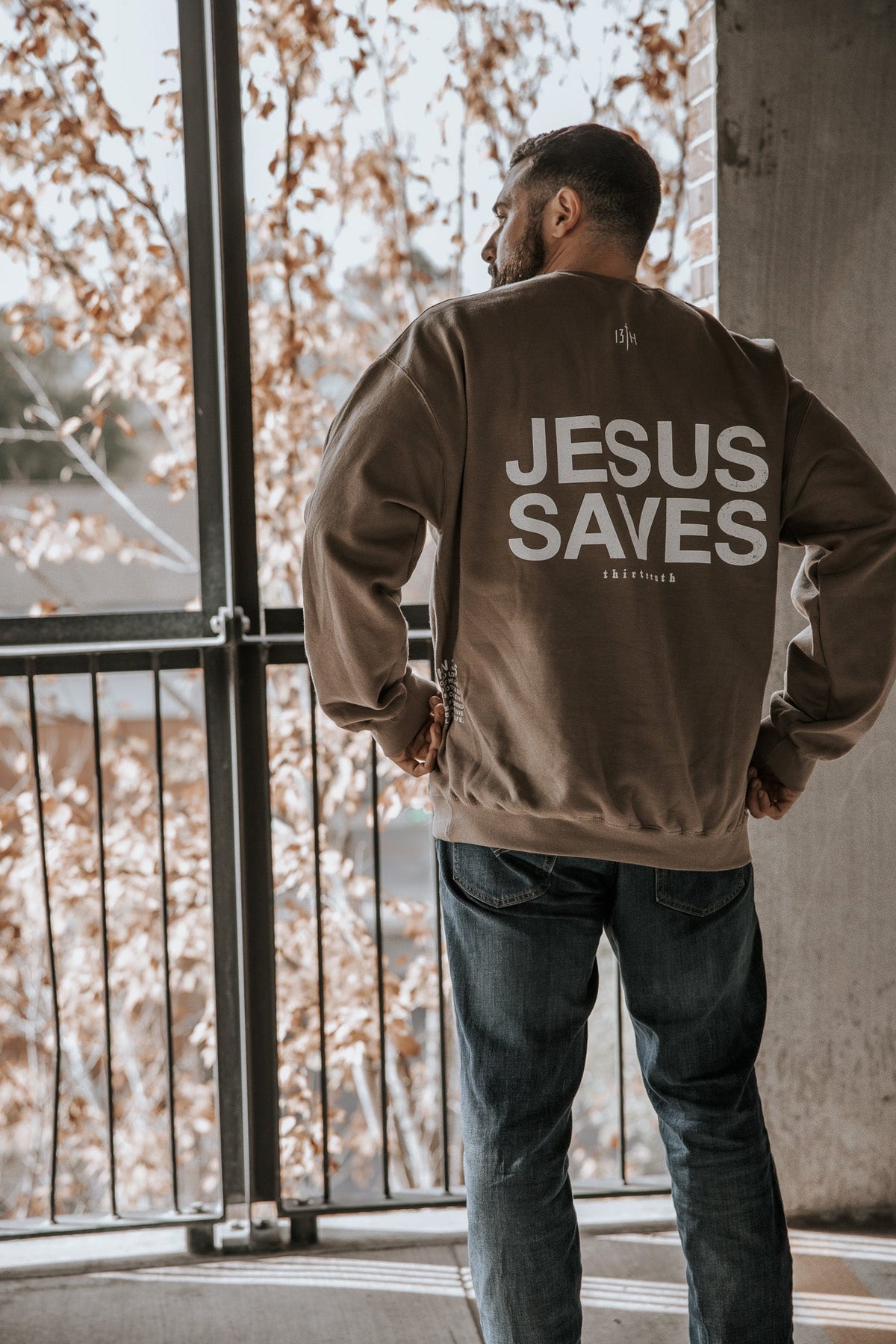 Jesus Saves Crewneck