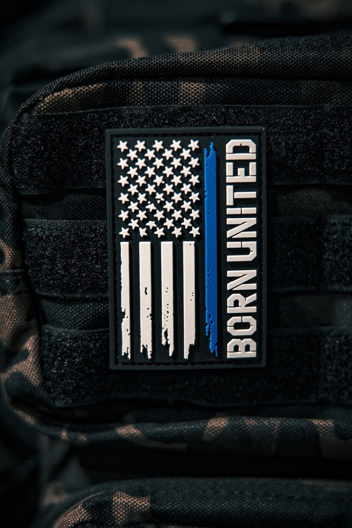 Blue Line Flag PVC Patch