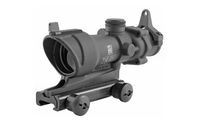 Trijicon ACOG Rifle Scope -  4X32 -  Amber Center Illumination for M4A1 -  Flat Top Adapter -  Backup Iron Sights and Dust Cover