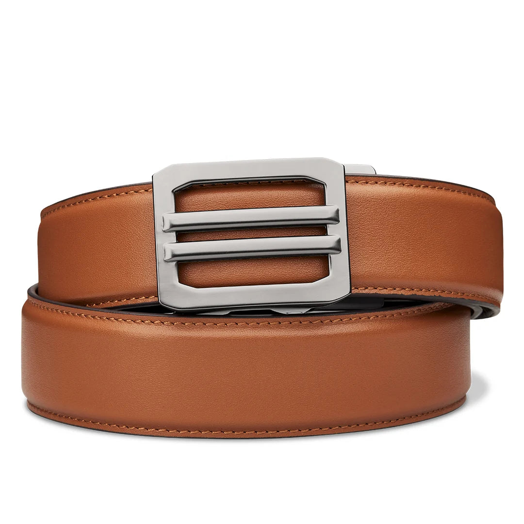 Kore Essentials Tan Leather Gun Belt 1.5"