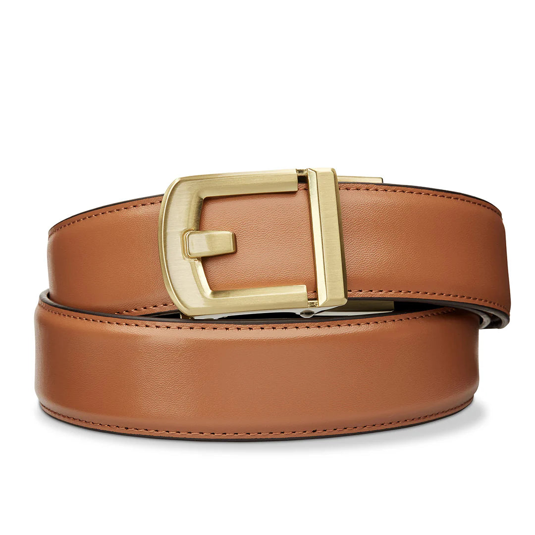 Kore Essentials Tan Leather Gun Belt 1.5"