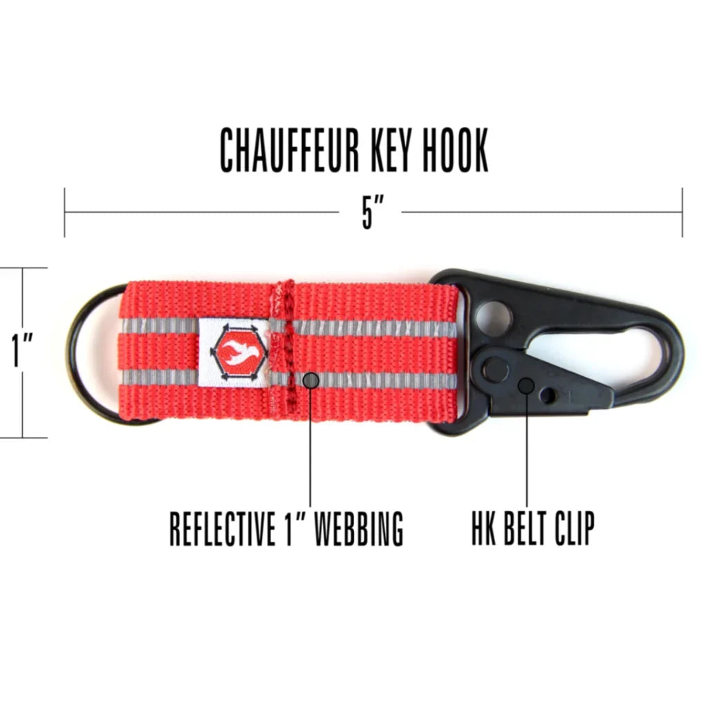 The Chauffeur - Reflective Edition - Durable keychain clip