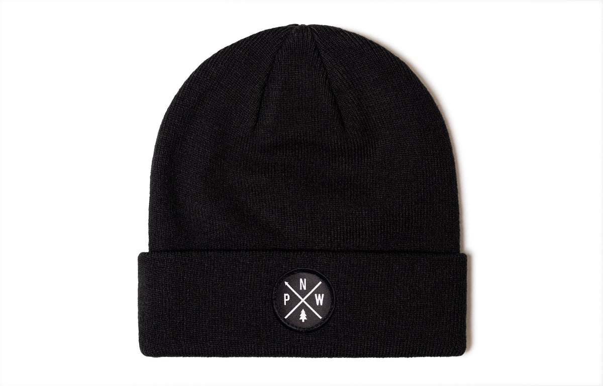 Pacific Northwest Beanie | Black PNW X