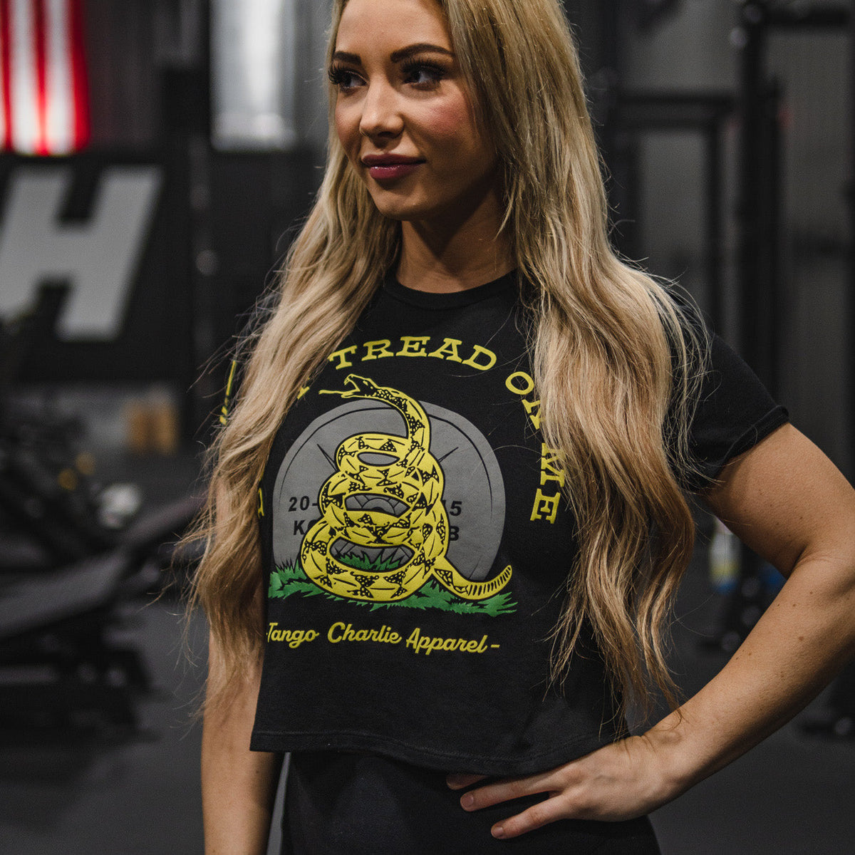 Don't Tread on Me - Women's Crop Tee