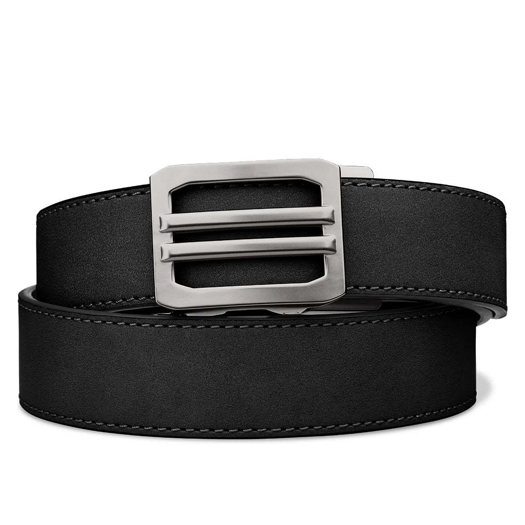 Kore Essentials Black Buffalo Leather Gun Belt 1.5"