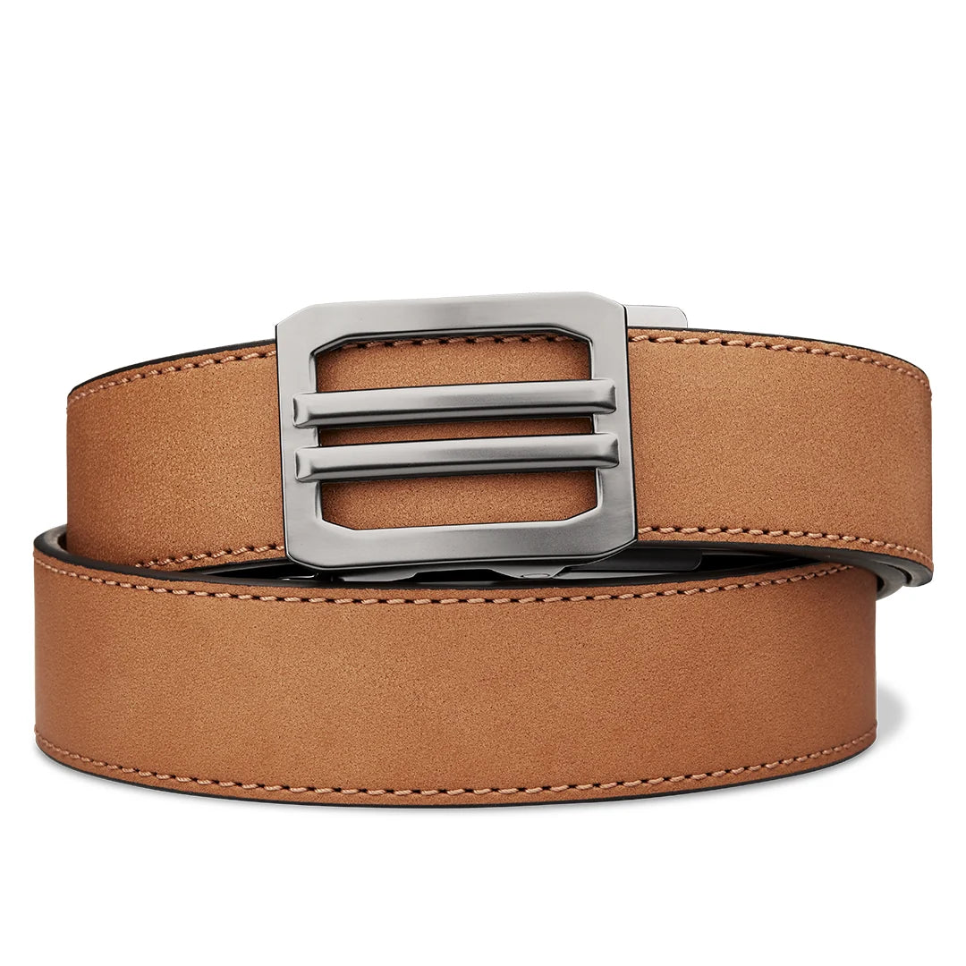 Kore Essentials Tan Buffalo Leather Gun Belt 1.5"