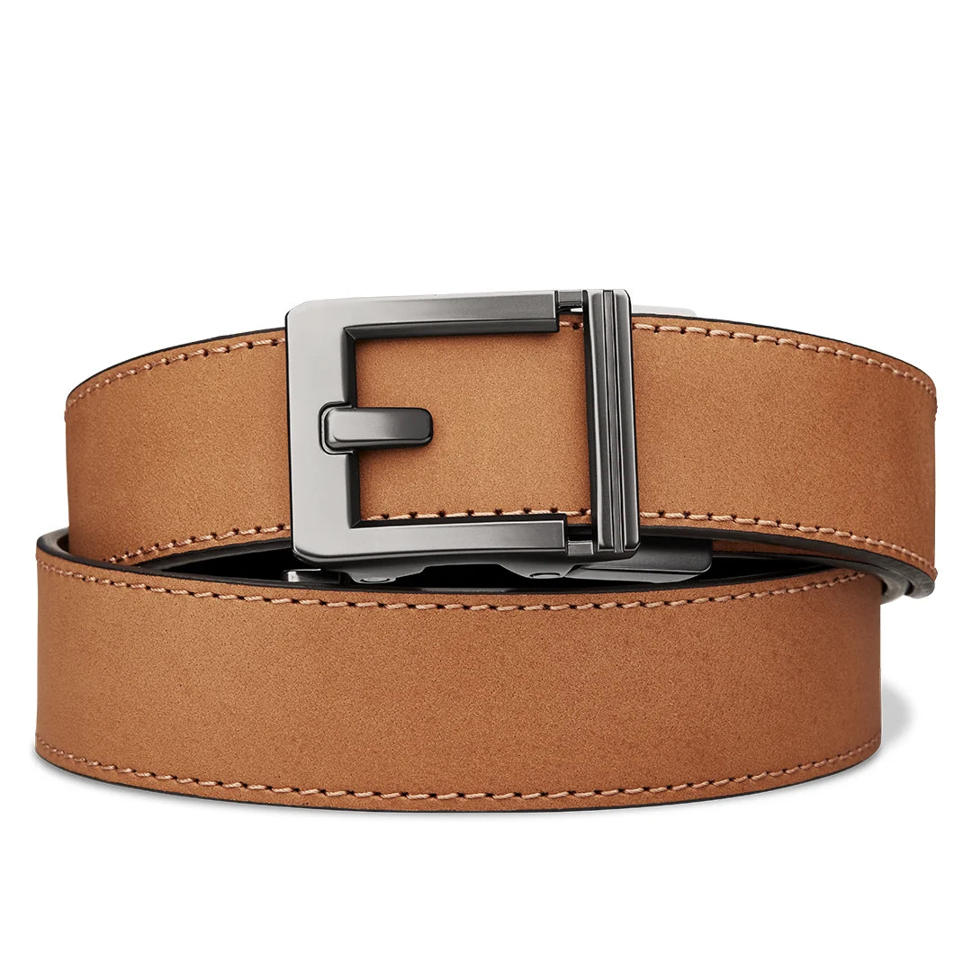 Kore Essentials Tan Buffalo Leather Gun Belt 1.5"