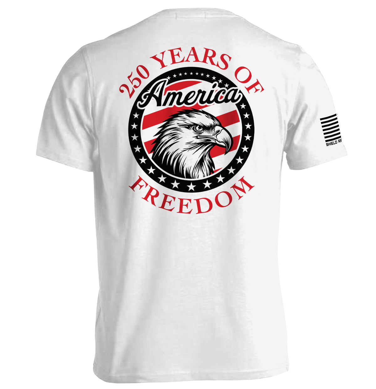 Shield Republic 250 Years Of Freedom Eagle Circle