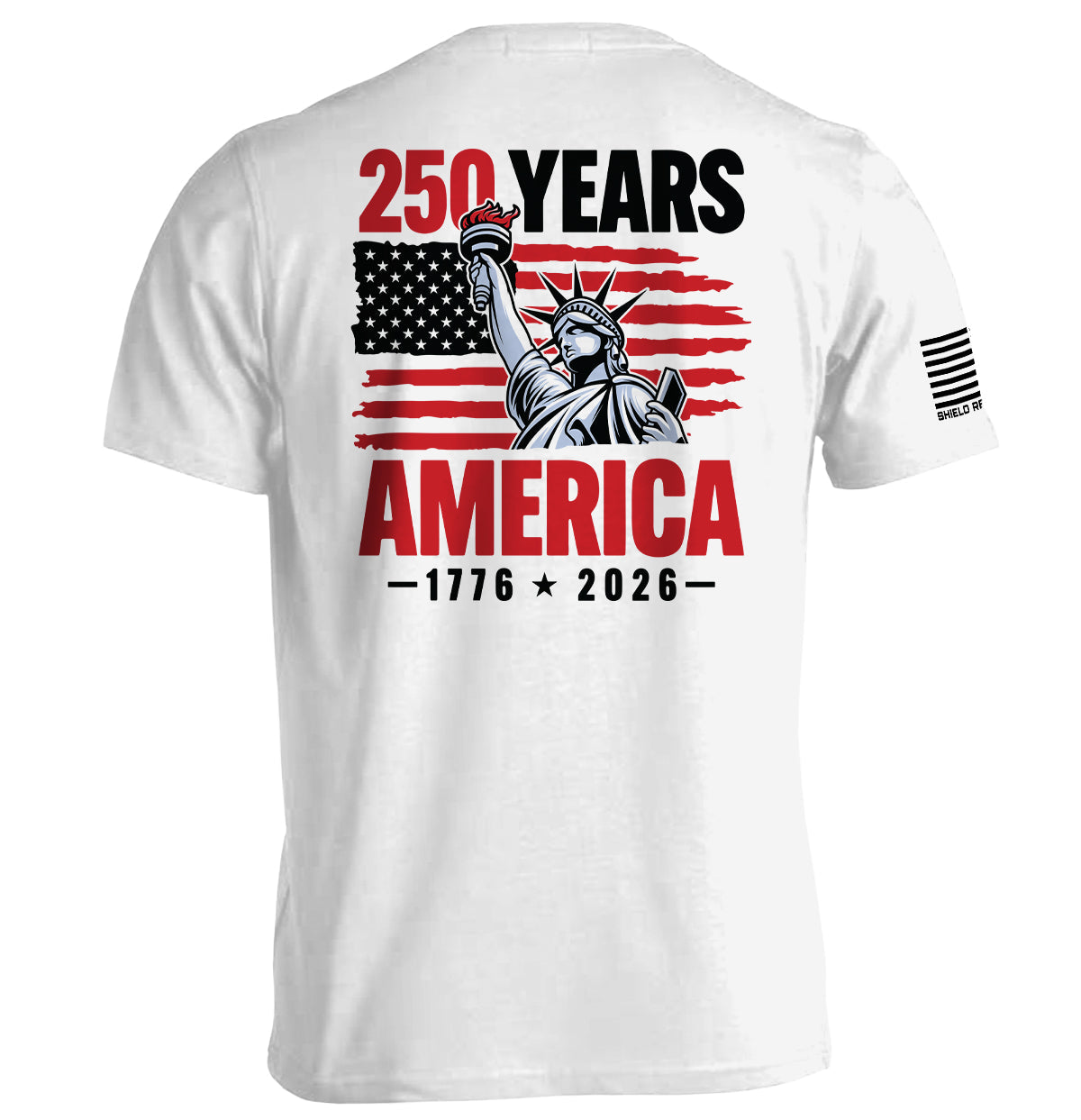Shield Republic 250 Years Statue of Liberty