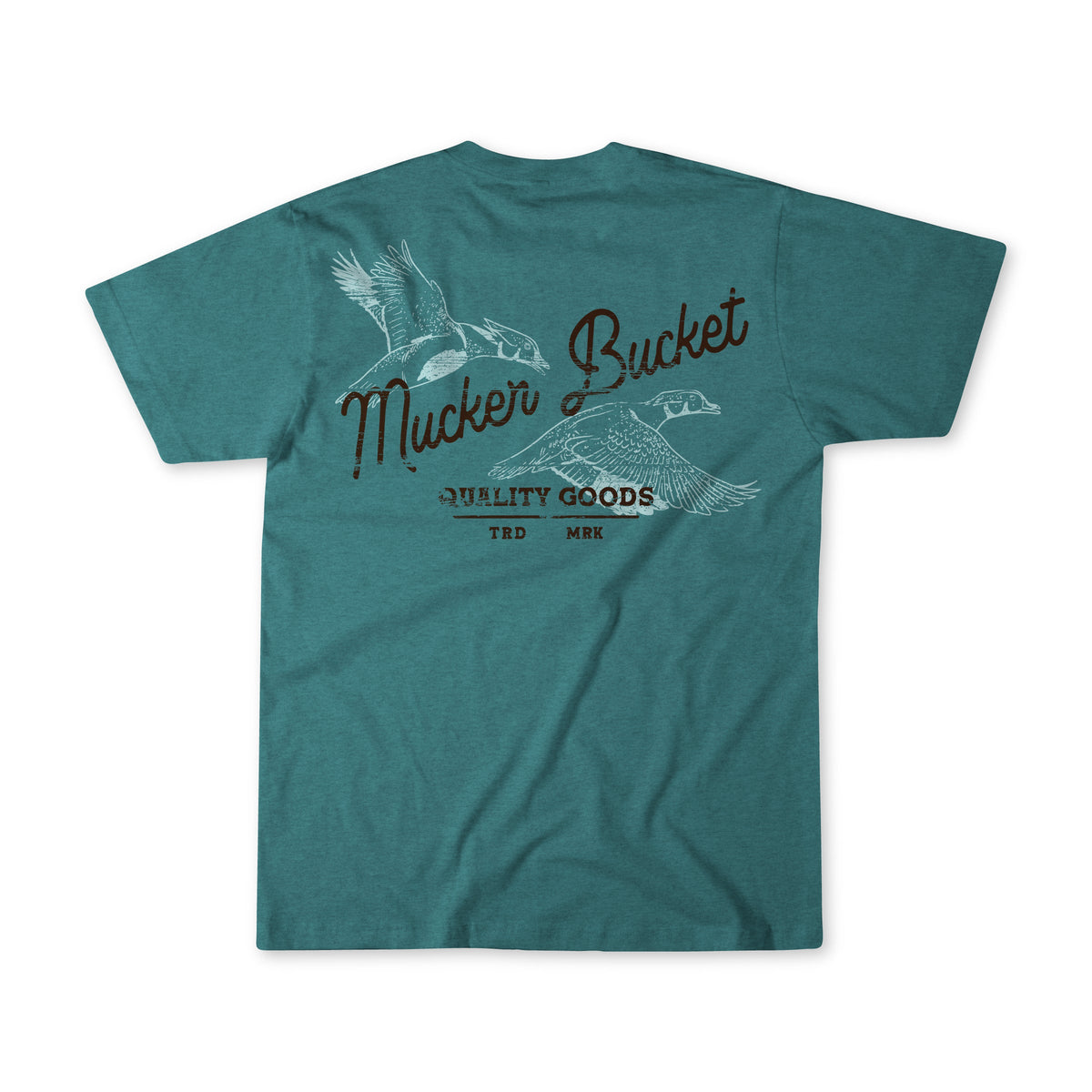 Mucker Bucket Wood Ducks Premium Tee | Waterfowl Hunting T-Shirt