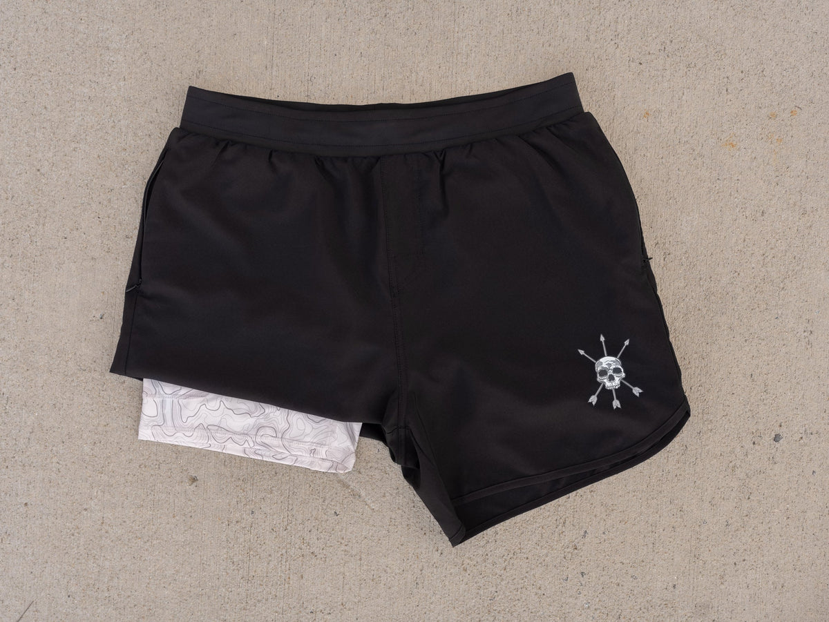 Alpha Country MEN'S | HYBRID SHORT : BLACK
