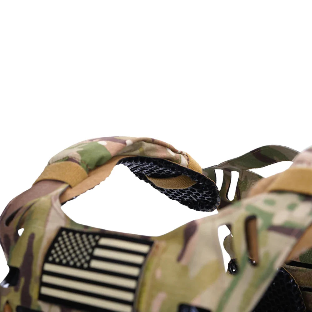 ICEVENTS® Plate Carrier Shoulder Pads - Aero [Minimalist/Lighter Loads] (PowerMesh backing)