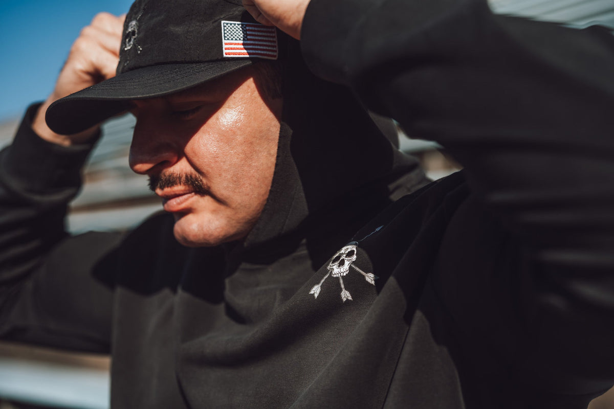 Alpha Country MEN'S | BASE LAYER HOODIE : BLACK