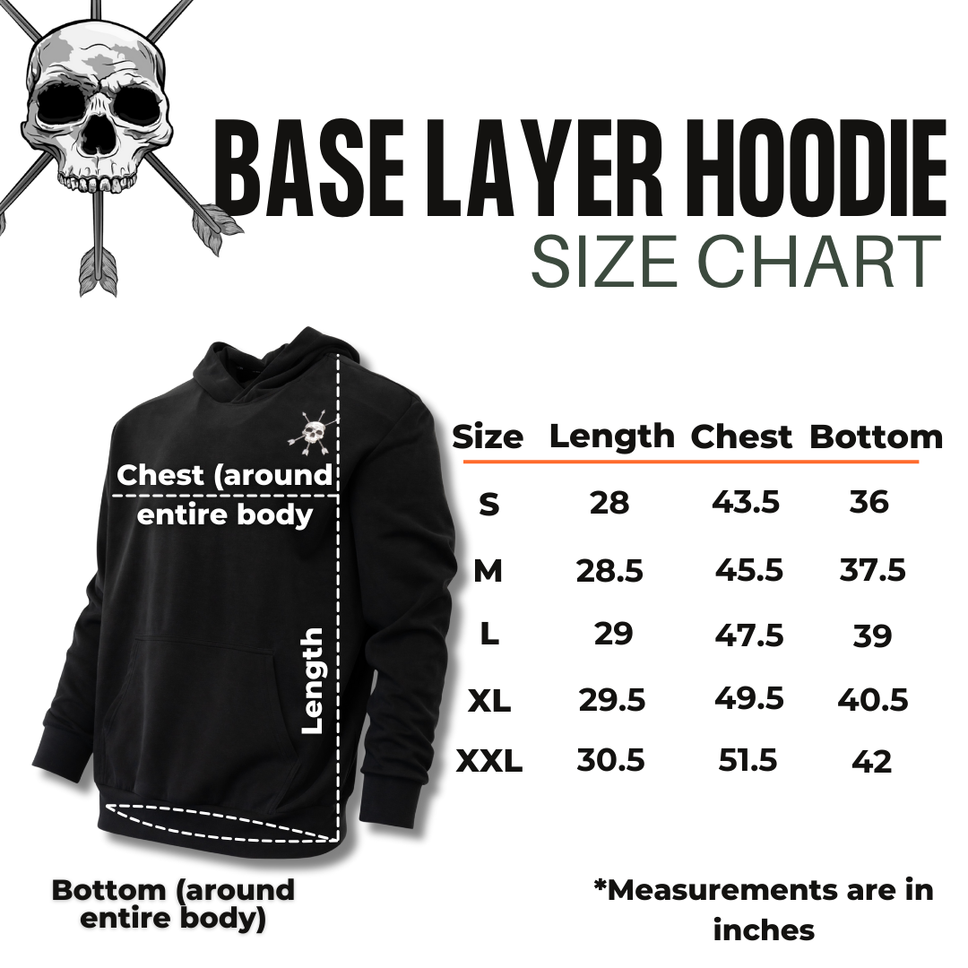 Alpha Country MEN'S | BASE LAYER HOODIE : BLACK