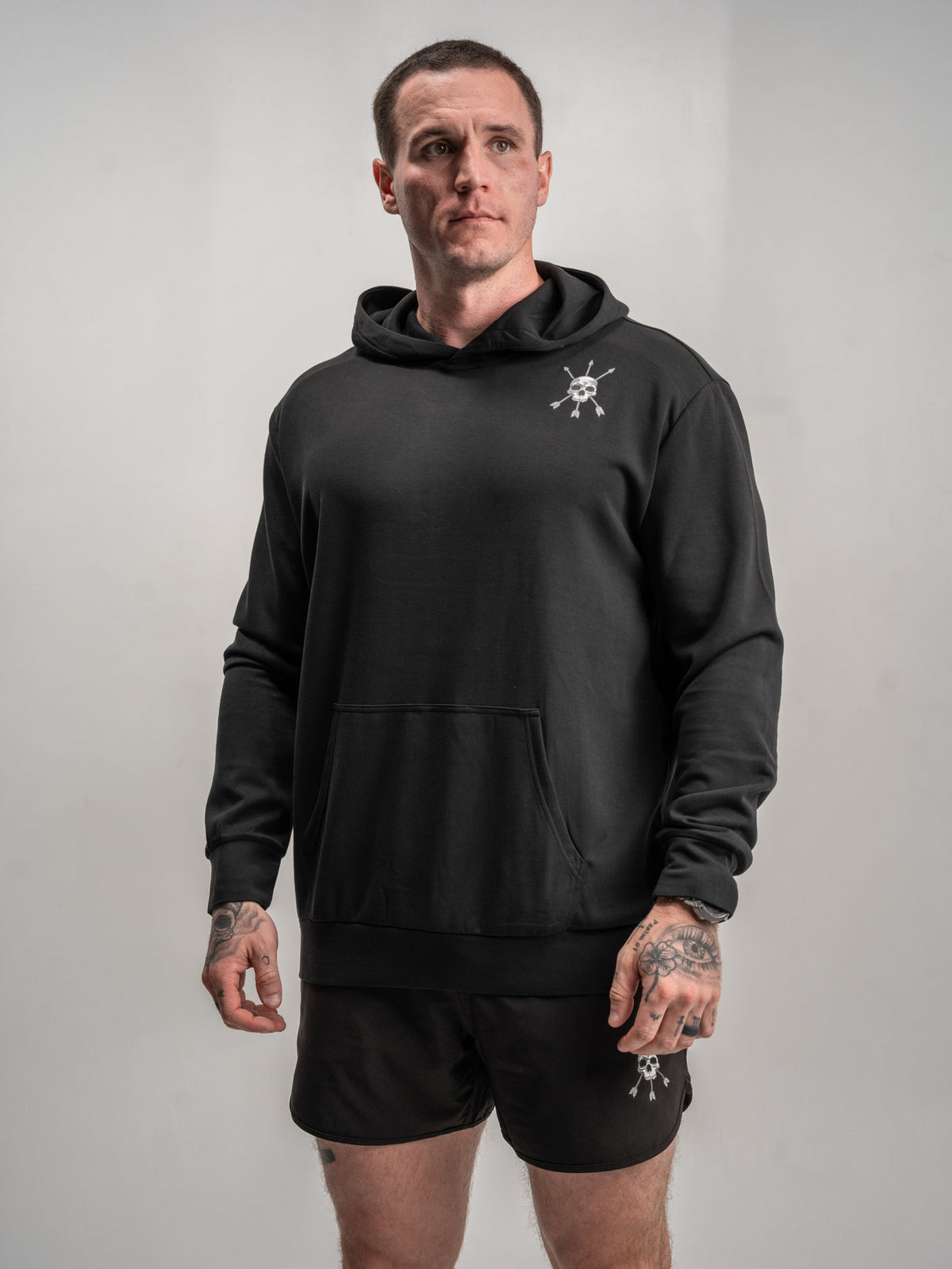 Alpha Country MEN'S | BASE LAYER HOODIE : BLACK