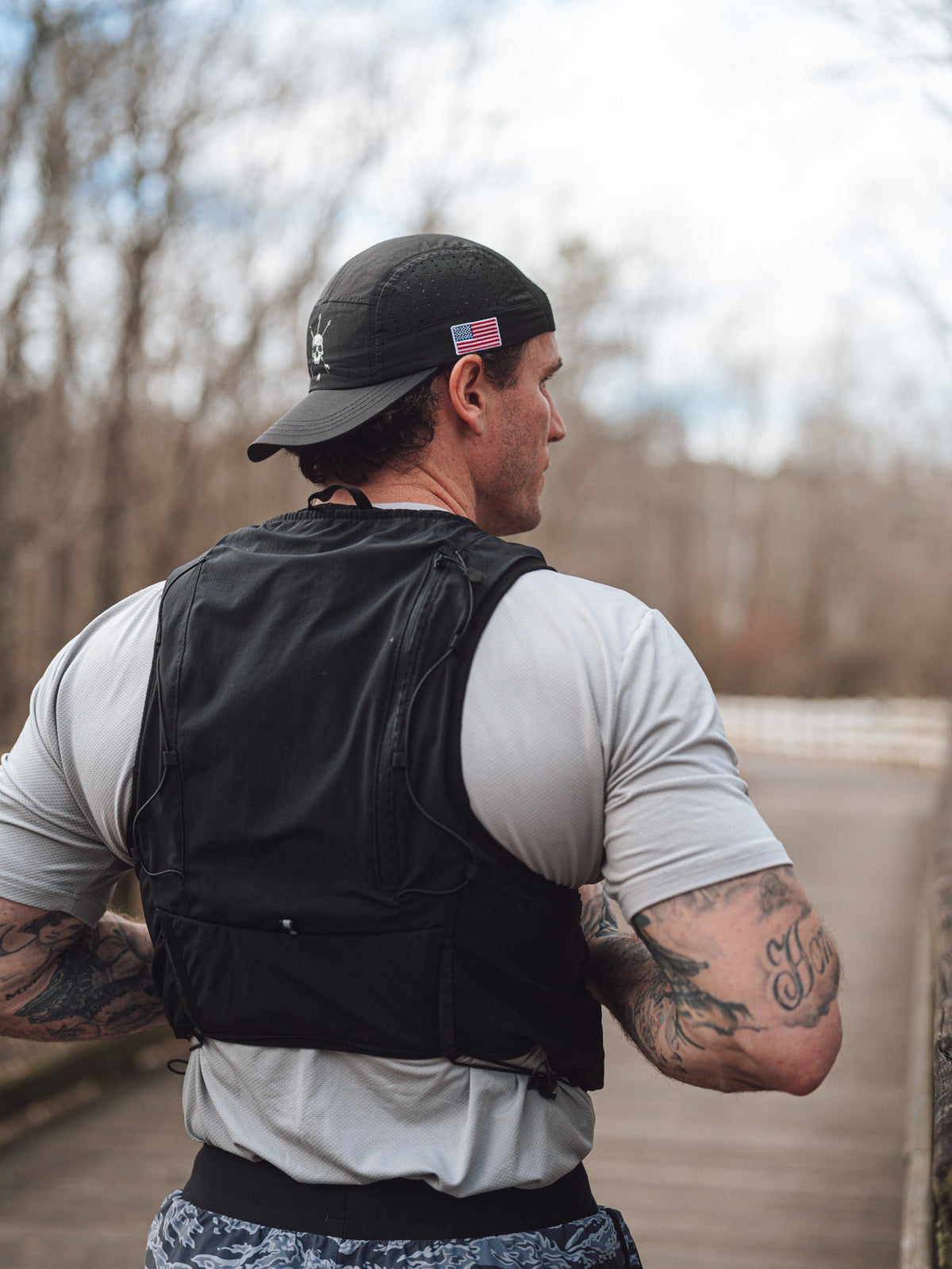 Alpha Country DISTANCE CAP : BLACK