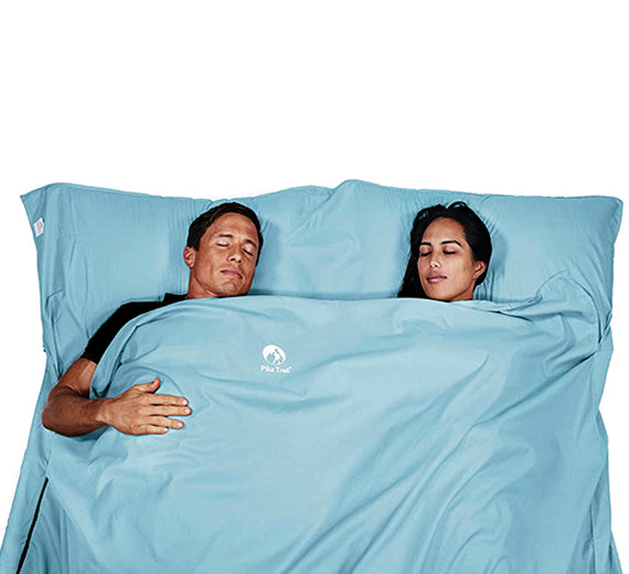 Pike Trail Sleeping Bag Liner – Lightweight Camping & Travel Sheet with Full-Length Zipper