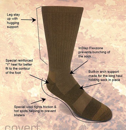Covert Threads FIRE Sock