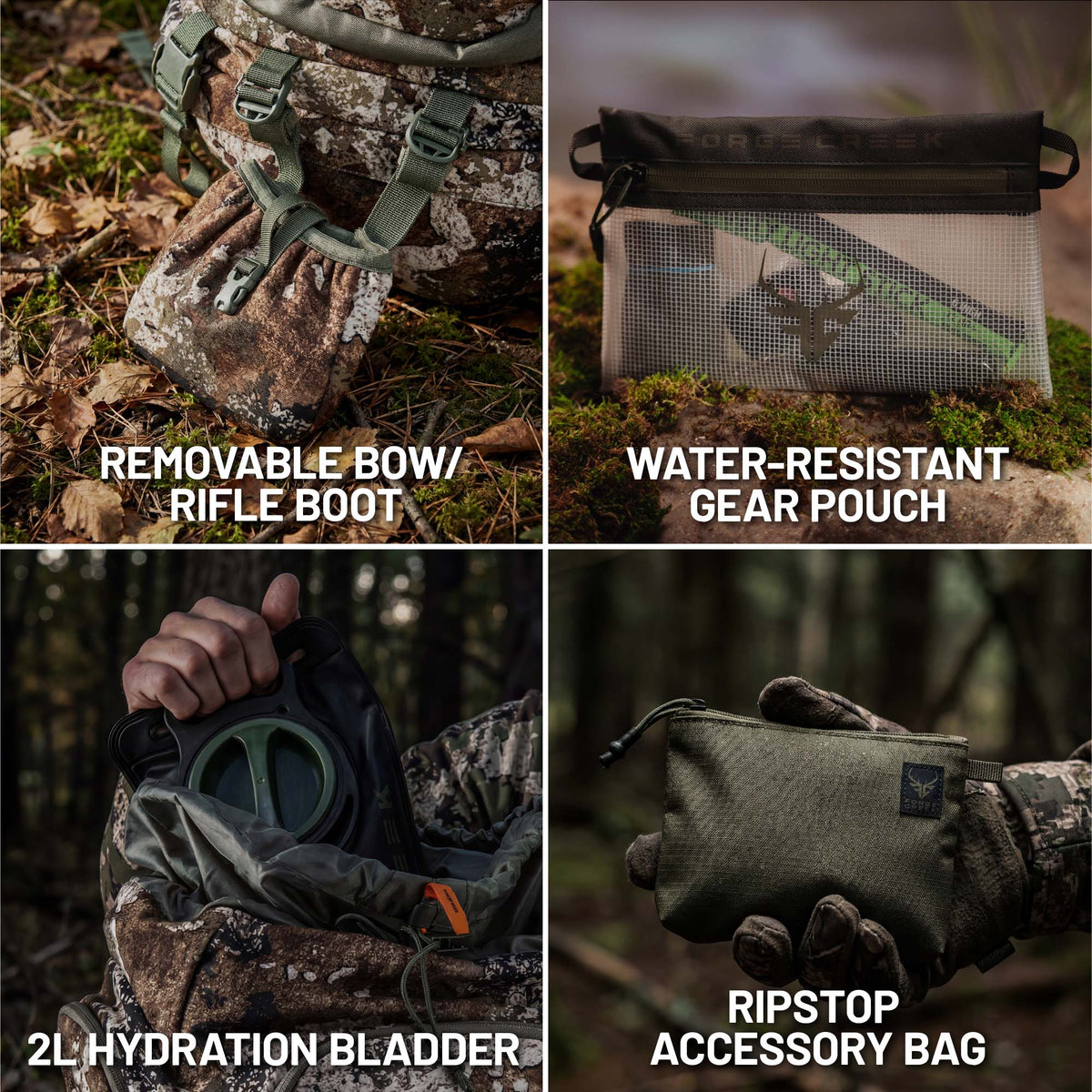 Forge Creek® Expedition Pack | 85L Premium Hunting & Backcountry Backpack