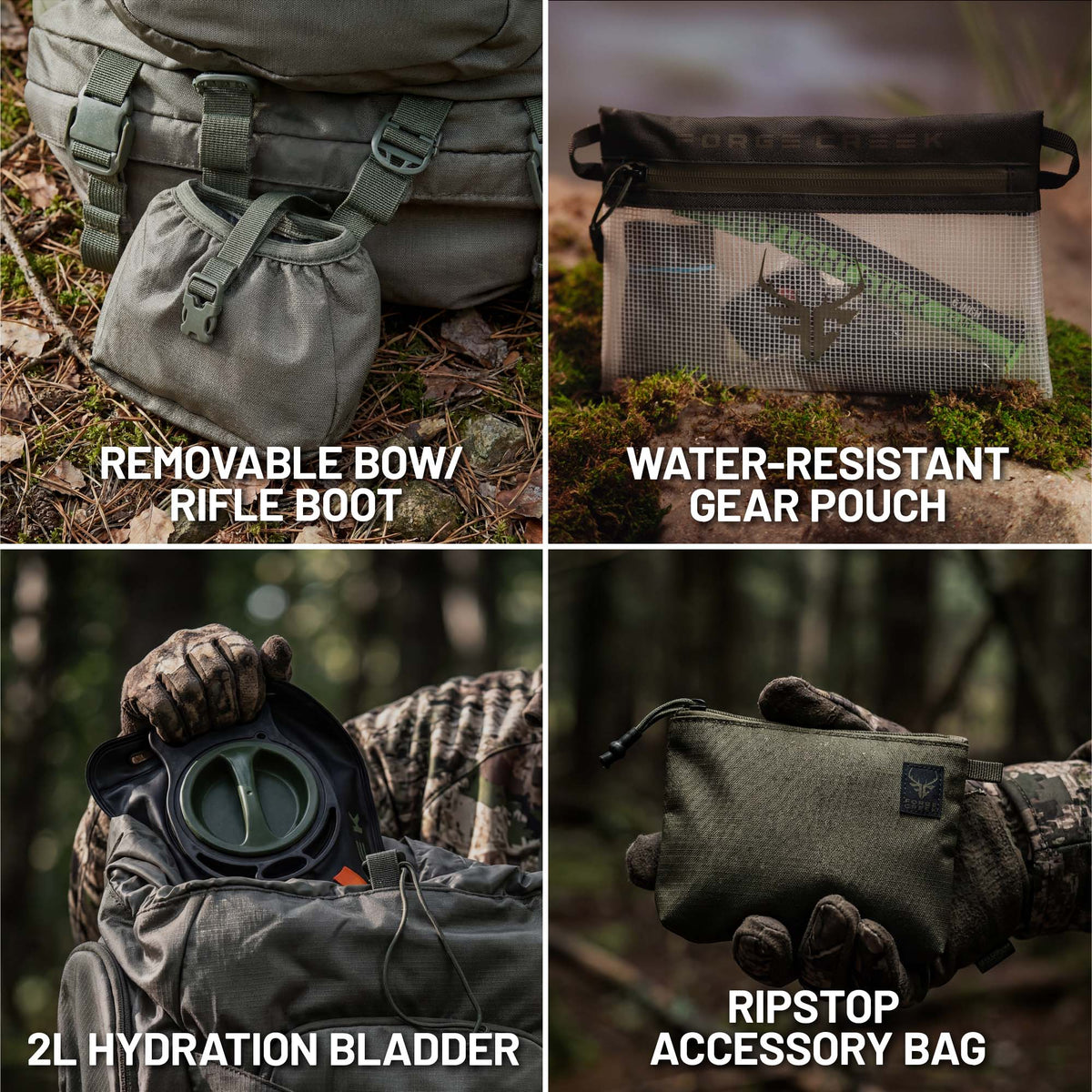 Forge Creek® Expedition Pack | 85L Premium Hunting & Backcountry Backpack