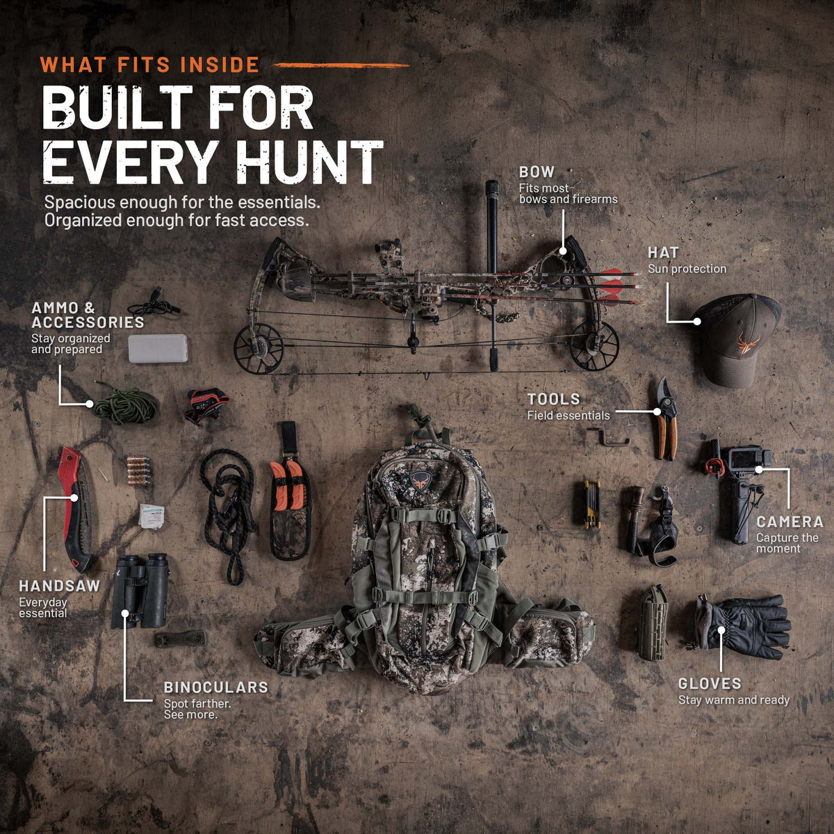 Forge Creek® Icon Pro Day Pack | 26L Premium Hunting Backpack